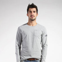 Hot Men Basic Long Sleeve T-shirt Soft Comfort Colors Gray Red White Blue T Shirt Tops NW