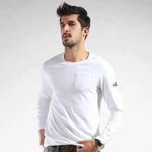 Hot Men Basic Long Sleeve T-shirt Soft Comfort Colors Gray Red White Blue T Shirt Tops NW