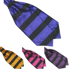 Hot Men's Fashion Stripes Long Silk Scarves Cravat Ascot Neck Ties Handkerchief Wholesale NW