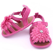 Hot New Newborn Toddler Flower Baby Girl Pu Leather First Walker NW