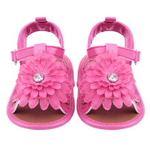 Hot New Newborn Toddler Flower Baby Girl Pu Leather First Walker NW