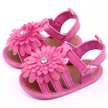 Hot New Newborn Toddler Flower Baby Girl Pu Leather First Walker NW