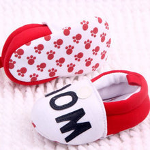 I Love MOM DAD Lovely Baby Girls Boy Shoes Round Toe Flats Soft Slippers Toddler Shoes NW