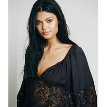 Women Lace Batwing Long Sleeve T-shirt Tops Bottoming Shirt New Black Red White NW