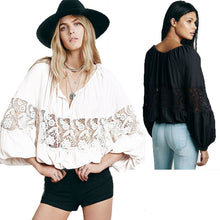 Women Lace Batwing Long Sleeve T-shirt Tops Bottoming Shirt New Black Red White NW