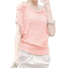 Hot Women Batwing Sleeve Hollow Out Crochet Knit Knitwear Tops Sweater Blouse Pullover NW