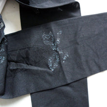 Hot Womens Lady Sexy Grid Lace Knee High Socks Black Floral Thigh-High Stockings NW