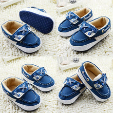 Infant Baby Boys Blue Soft Sole Crib Shoes Sneakers Size Newborn to 18 Months NW