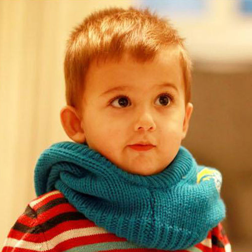 Infants Girls Kids Knit Crochet Warm Hat Cap Scarf Shawl Earflap Beanie ping NW