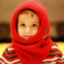 Infants Girls Kids Knit Crochet Warm Hat Cap Scarf Shawl Earflap Beanie ping NW