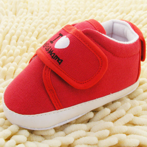 Kid Baby Girls Boys Infant Toddler Lovely Heart Shoes Prewalker Sneakers Cribs NW