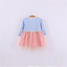 Kid Baby Girls Lace Party Dresses Long Sleeve 3D Heart Tulle Tutu Dress 2-7Y New NW