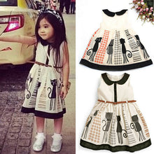 Kids Baby Girl Sleeveless Vest Tutu Dress Cartoon Animal Print Tulle Dress Wholesale NW