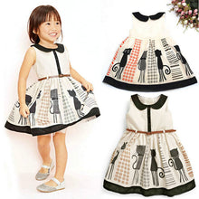 Kids Baby Girl Sleeveless Vest Tutu Dress Cartoon Animal Print Tulle Dress Wholesale NW