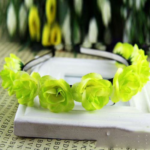 Kids Baby Girls Floral Flower Headwear Headbands Crown Wreath Hair Decor Hairbands NW