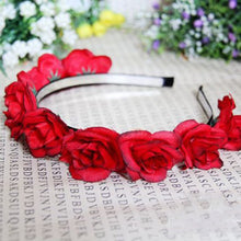 Kids Baby Girls Floral Flower Headwear Headbands Crown Wreath Hair Decor Hairbands NW