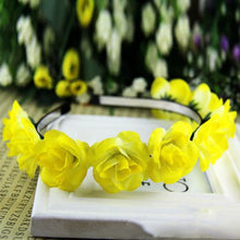Kids Baby Girls Floral Flower Headwear Headbands Crown Wreath Hair Decor Hairbands NW