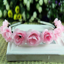 Kids Baby Girls Floral Flower Headwear Headbands Crown Wreath Hair Decor Hairbands NW