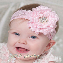 Kids Baby Hair Decor Flowers Pearl Headband Toddler Girl Hairbands Hair Band Headdress NW