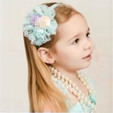 Kids Baby Hair Decor Flowers Pearl Headband Toddler Girl Hairbands Hair Band Headdress NW