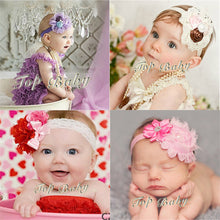 Kids Baby Hair Decor Flowers Pearl Headband Toddler Girl Hairbands Hair Band Headdress NW
