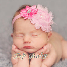 Kids Baby Hair Decor Flowers Pearl Headband Toddler Girl Hairbands Hair Band Headdress NW