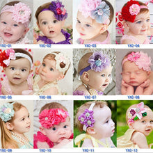 Kids Baby Hair Decor Flowers Pearl Headband Toddler Girl Hairbands Hair Band Headdress NW