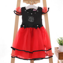 Kids Crystal Bowknot Tutu Dress Girls Ball Gown Bubble Dress 2-7Y NW