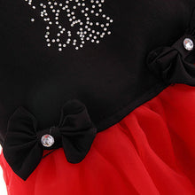 Kids Crystal Bowknot Tutu Dress Girls Ball Gown Bubble Dress 2-7Y NW