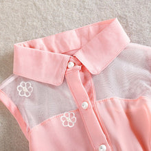 Kids Gilrs Chiffon Cute Floral Dress Princess One Piece Formal Party Dress 1-4Y NW