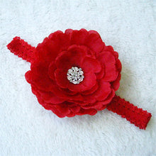 Kids Girl Baby Infant Big Flower Rose Rhinestone Headbands Hair Bow Band Headwear NW