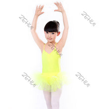 Kids Girl Ballet Dancewear Tranning Dance Skirt Tutu Strap Dress Leotard 3-12Y NW