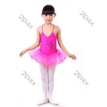 Kids Girl Ballet Dancewear Tranning Dance Skirt Tutu Strap Dress Leotard 3-12Y NW