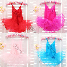 Kids Girl Ballet Dancewear Tranning Dance Skirt Tutu Strap Dress Leotard 3-12Y NW