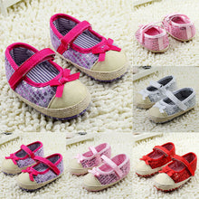 Kids Girls Bowknot Bling Sequin Baby Shoes Infant Prewalker Toddler Crib Shoes NW