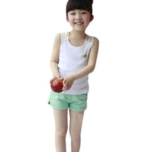 Kids Girls Crochet Hollow Out Floral Tops T Shirts Vest T-shirts Candy Color 0-3 Years NW