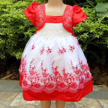 Kids Girls Dresses Floral Chiffon Dress Costume Princess Party Dresses Size 1-4Y NW