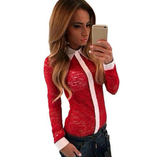 Kimono Women Blouses Patchwork Lace Blusas Long Sleeve Turn-down Collar Tops Floral Design Women Shirts NW