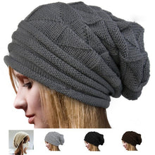 Knitted Hats for Mens Womens Baggy BeanieS Oversize Hat Ski Slouchy Chic Cap Skull NW