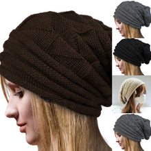 Knitted Hats for Mens Womens Baggy BeanieS Oversize Hat Ski Slouchy Chic Cap Skull NW
