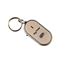 LED Anti-Lost Key Finder Locator Find Key Chain Whistle Sound Control NEW NW