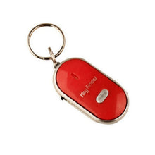 LED Anti-Lost Key Finder Locator Find Key Chain Whistle Sound Control NEW NW