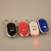 LED Anti-Lost Key Finder Locator Find Key Chain Whistle Sound Control NEW NW