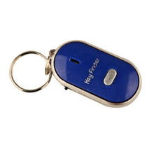 LED Anti-Lost Key Finder Locator Find Key Chain Whistle Sound Control NEW NW