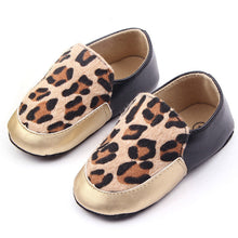 Leopard Print Toddler Baby Kids Girl Shoes Faux Leather Slip On Crib Shoes Prewalker 0-12M NW