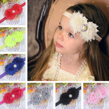 Lovely Kids Baby Girls Toddlers Infant Flower Headband Hair Bow Band Accessories On Sale NW