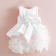 Lovely Kids Girls Bowknot Tulle Dress for Prom Party Princess Ball Gown Baby Formal Dress NW