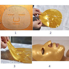 Luxury Gold Bio-Collagen Facial Face Mask Anti-Aging Hydrating Repair Skin Cosmetics NW