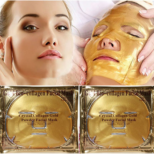 Luxury Gold Bio-Collagen Facial Face Mask Anti-Aging Hydrating Repair Skin Cosmetics NW