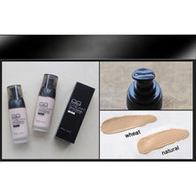 Men BB Cream Wheat Natural Color Whitening Liquid Concealer Foundation Moisturizer Pores Brighten Face Makeup Cream NW
